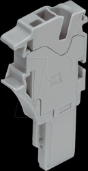 2022-161 Start module for 1-conductor spring strips 4 mm², grey