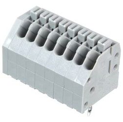 Złączka oświetleniowa WAGO 8 250 Żeński Listwa zaciskowa do płytki drukowanej Gniazdo