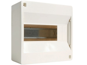 Rozdzielnica natynkowa 8 modułowa 1x8M bez drzwi IP30 IC2 VD108NP HAGER