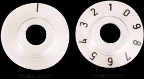 331.201 Numbered dial disc for KNOB 14...