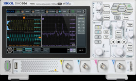 DHO804 Digital storage oscilloscope, 70 MHz, 4 channels