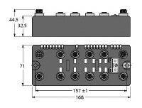 Stacja fieldbus Turck BLCDP-8M12LT-8XSG-P-8XSG-P 6811193 1 szt.