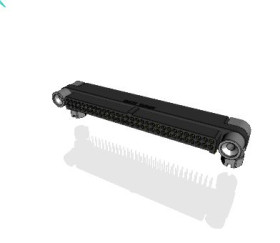 Listwa stykowa PCB 60-pinowe MHDAS raster: 1.27 mm Kąt prosty 2-rzędowe Amphenol Socapex Do montażu na płytce drukowanej