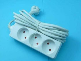 PS-3xGN 5,0mb PRZEDŁUŻACZ BEZ UZIEM.