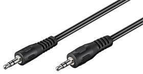 Kabel łączący audio AUX, 3,5 mm stereo, Kabel płaski - Długość kabla 10 m