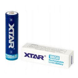 Akumulator 18650 3,7V 2200mAh XTAR (z zabezpieczeniem) 18x65mm