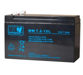 Akumulator VRLA AGM 12V 7,2Ah (żywotność 6-9lat) MW7,2-12 T1