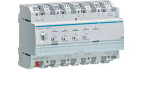 KNX e/s Ściemniacz uniwersalny 4-kan 4x300 W wielofazowy f. sumowania obc. TXA664AN HAGER