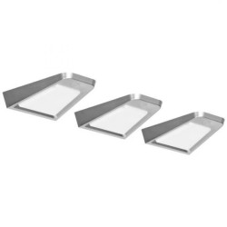 DIKI zestaw 3 lamp podszafkowych LED, 3x2W, 4000K, z wyłącznikiem bezdotykowym, srebrny,AD-OM-6335L4/G