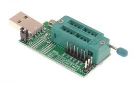 Programator USB CH341A szeregowych pamięci SPI Flash i EEPROM oraz konwerter USB-TTL + ISP
