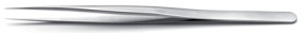 Precision tweezers, uninsulated, antimagnetic, stainless steel, 140 mm, SS.SA.0