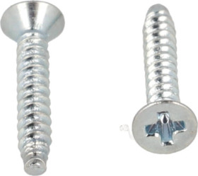 Screw, steel, (L) 13 mm, black, 1551USB50