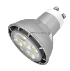 GU10 Fi.50 6.0W 830 45deg; 230V Brilum 4289 szara