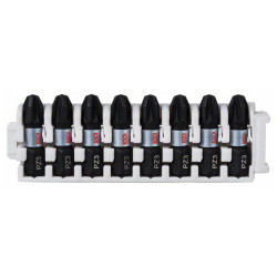 Bosch 2608522378 Impact Control Screw Bit Set 8-Part Robust Durable 25mm