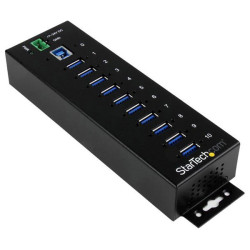 StarTech.com ST1030USBM 10-Port Industrial USB 3.0 Hub - ESD &amp; Surge Protection