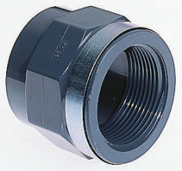Plastikowa złączka rurowa, typ mocowania: Gniazdo, rozmiar: 1cal, standard: Rp