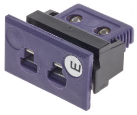 Złącze termoparowe Panel termopary RS PRO do Termopara typu E Miniaturowe Zacisk nylonowy