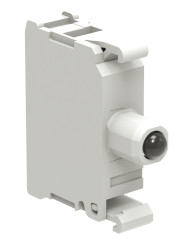 Moduły podświetlające styków, 185→ 265 240 V AC, LED, przyłącze śrubowe, kolor: Biały, Lovato, LPXLP