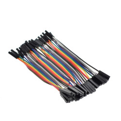 40x 10cm Jumper Wires - Female-Female