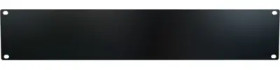 Blind plate, aluminum, (H) 89 mm, 2 U, black, PBPA19003BK2