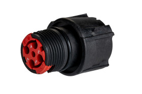 Złącze wielostykowe przemysłowe 4-pinowe Montaż na kablu Wtyczka Souriau Sunbank by Eaton