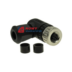 Wtyk żeński kątowe 4P M12 złącze IP67 do czujnika (Gniazdo)