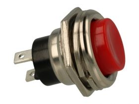 Przycisk monostabilny ON-(OFF) czerwony