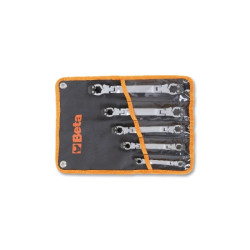 Zestaw kluczy BETA Klucz do rur dł. 235 mm rozstaw: 8 x 9 mm, 10 x 11 mm, 12 x 13 mm, 14 x 15 mm, 16 x 17 mm Prosty