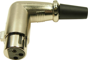 Cliff FC60953N Złącze męskie XLR Ilość styków: 3 złoty, czarny 1 szt.