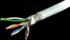 CAT-5e patch cable, SF/UTP, 100m