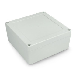 Obudowa Kradex ZP135.135.60J TM PC - 135x135x60mm z tulejkami mosiężnymi - jasna