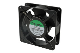Wentylator; DP200A2123XBT; 120x120x38mm; kulkowe; 230V; AC; 22W; 165m3/h; 45dB; 140mA; 2850RPM; konektory 2,8x0,3mm; Sunon; RoHS