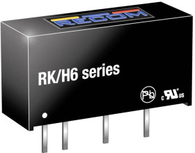 RECOM RK-2415S/H6 Przetwornica DC/DC, do PCB 15 66 mA 1 W Ilość wyjść: 1 x Content 1 szt.