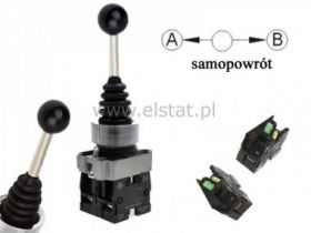 Przełącznik Joystick OFF + 2x NO chwilowy; styki