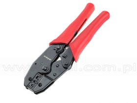 Zaciskarka do konektorów samochodowych nieizolowanych z blokadą powrotu (AT-236C)