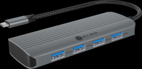 IB-DK4022A-CPD USB 3.0 Hub, 4x USB-A, mit HDMI &amp; 100 W PD
