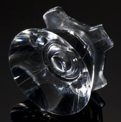 Soczewka LED 21.6 x 11.7mm, D 21.6mm, kąt widzenia 7 → 15°, do użytku z Cree XP-L, Lumileds LUXEON A, Lumileds