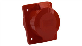 Gniazdo Siłowe Tablicowe Skośne 32A 5P /Fe/