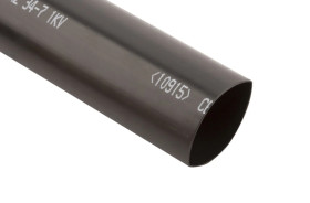 Rura termokurczliwa pogrubiana z klejem, czarna, SRH2 34-7 1000mm, 127421