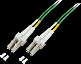 O0319.20OM5 Duplex Jumper LC-LC 50/125µ, 20 m, OM5, green