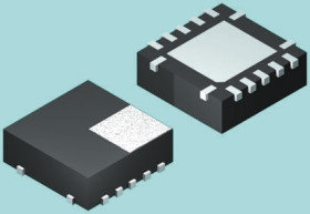 74LCX125BQX, 4-Channel Bufor, 74LCX, 3 stany, Nieodwracana 14-pinowy DQFN Nie
