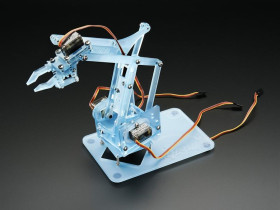 Adafruit Phenoptix MeArm Pocket Sized Robot Arm Kit - Powder Blue v0.4
