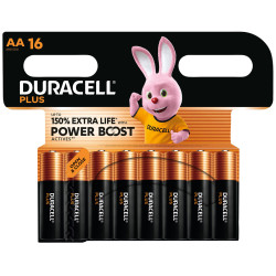 Duracell S30946 AA Cell Plus with Power Boost Batteries (Pack 16)
