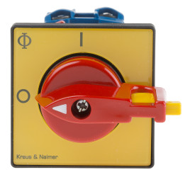 Przełącznik izolacyjny 3-biegunowy-biegunowy 20A Kraus & Naimer Montaż panelowy 5,5kW