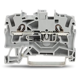 Kostka zaciskowa na szynie DIN WAGO poziomy: 1 22 → 12AWGWciskany zacisk Cage Clamp TOPJOB S