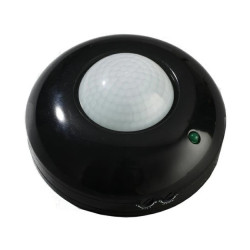 Czujnik ruchu sufitowy 360s PX07 czarny PIR 230V LUX02740