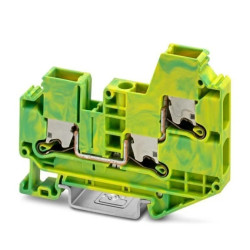 Złączka szynowa PE 3-przewodowa 6mm2, listwa zaciskowa żółto-zielonego XT 6-TWIN-PE