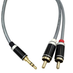 Kabel Jack 3,5st - 2xRCA 3m VITALCO JKR52 HQ Premium