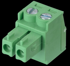 CTB922HE/2 Plug-in screw terminal – 2-pin, 3.81 mm spacing, 0°