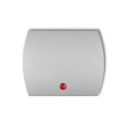 Klawisz z oczkiem do łączników serii TREND i LOGO srebrny 5KZO